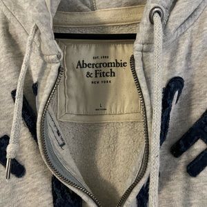 Light Gray Abercrombie And Fitch Sweatshirt
